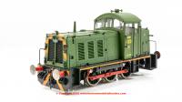 2938 Heljan Class 07 Diesel number 423 in ARMY Green with wasp stripes